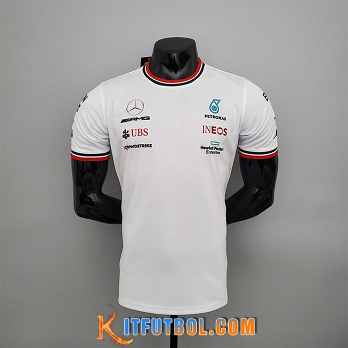 T-Shirt F1 Mercedes Benz Team Blanco 2022