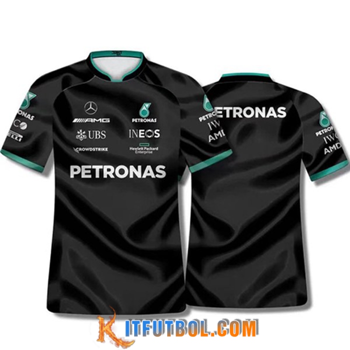 T-Shirt F1 Mercedes Benz Team Negro 2022