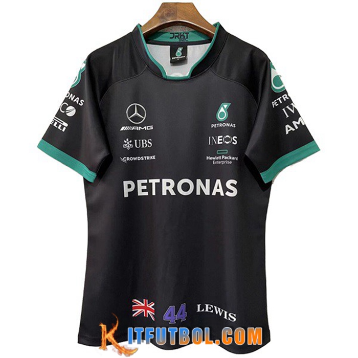 T-Shirt F1 Mercedes Benz Team Negro 2022