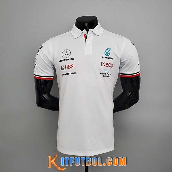 Polo F1 Mercedes Benz Team Blanco 2022