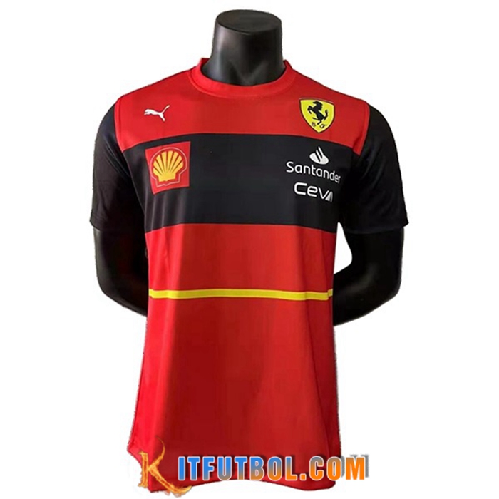 T-Shirt F1 Scuderia Ferrari Team Rojo 2022