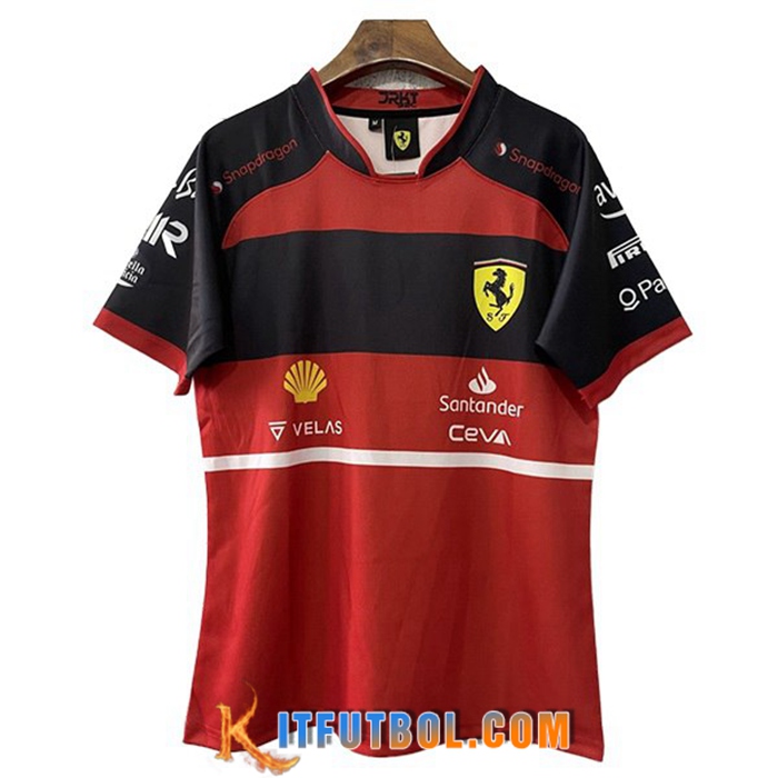 T-Shirt F1 Scuderia Ferrari Team Rojo 2022