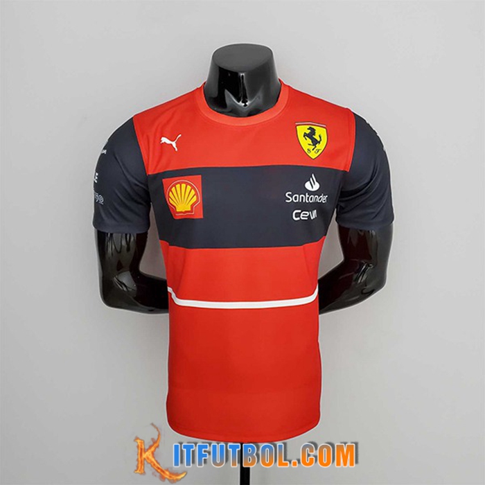 T-Shirt F1 Scuderia Ferrari Team Rojo 2022