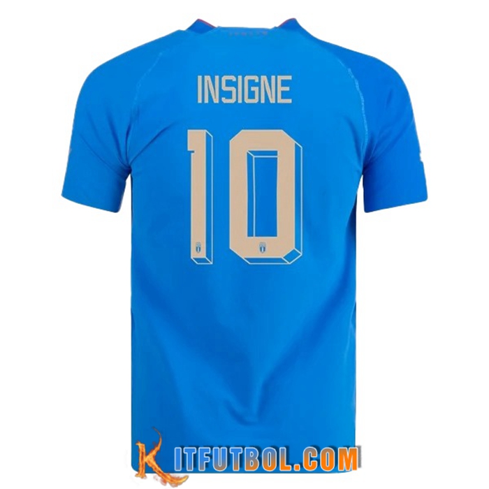 Camiseta Equipo Nacional Italia (INSIGNE #10) 2022/2023 Primera
