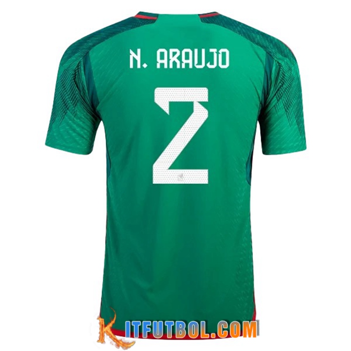 Camiseta Equipo Nacional México (N. ARAUJO #2) 2022/2023 Primera