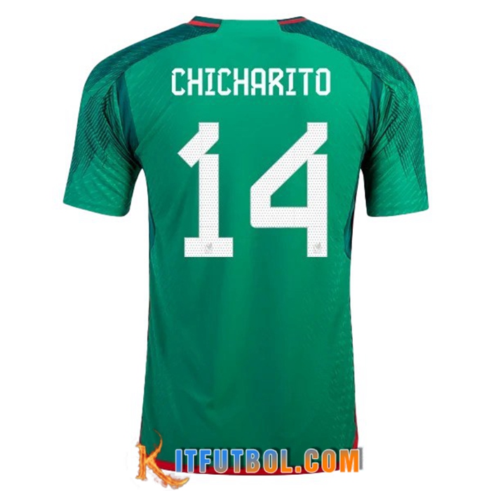 Camiseta Equipo Nacional México (CHICHARITO #14) 2022/2023 Primera