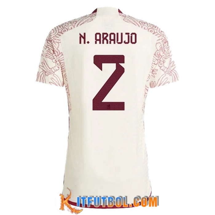 Camiseta Equipo Nacional México (N. ARAUJO #2) 2022/2023 Segunda