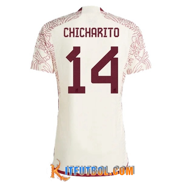 Camiseta Equipo Nacional México (CHICHARITO #14) 2022/2023 Segunda