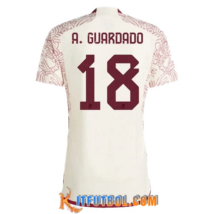 Camiseta Equipo Nacional México (A. GUARDADO #18) 2022/2023 Segunda