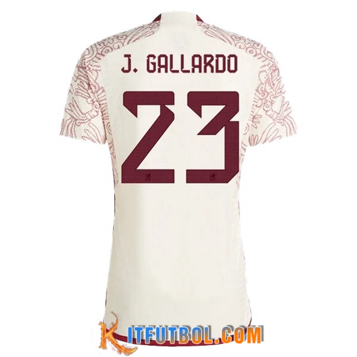 Camiseta Equipo Nacional México (J. GALLARDO #23) 2022/2023 Segunda