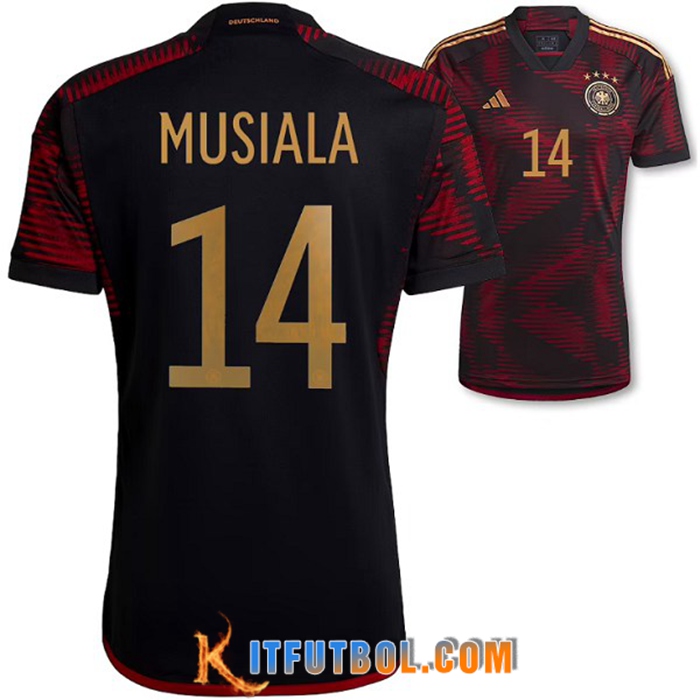 Camiseta Equipo Nacional Alemania (MUSIALA #14) 2022/2023 Segunda