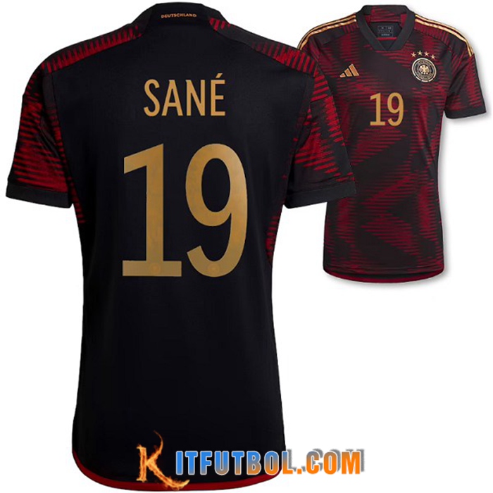 Camiseta Equipo Nacional Alemania (SANE #19) 2022/2023 Segunda