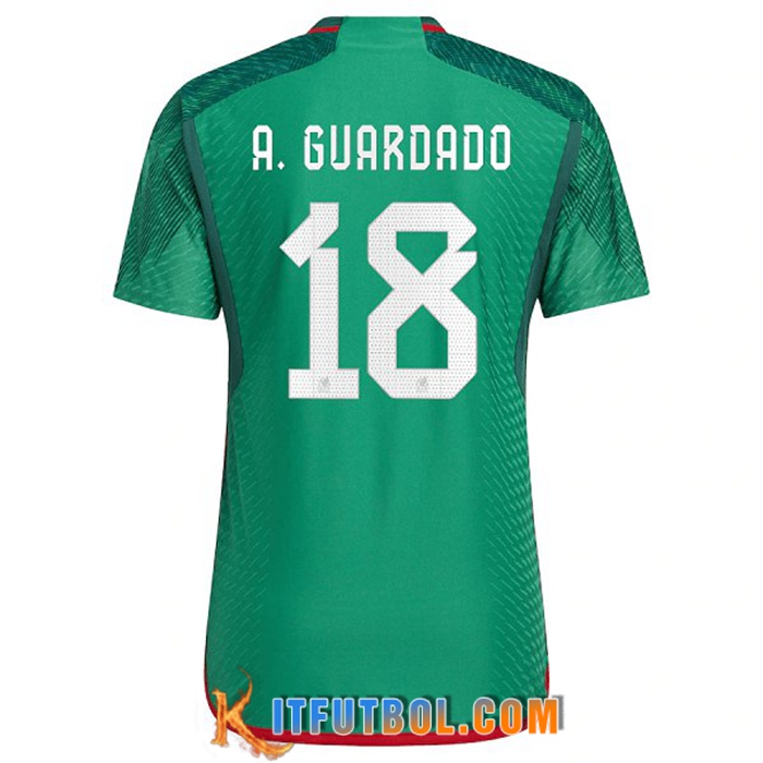 Camiseta Equipo Nacional México (A. GUARDADO #18) 2022/2023 Primera