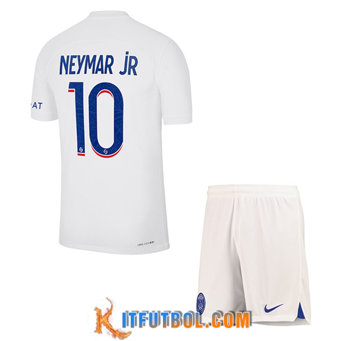 Camisetas De Futbol PSG (NEYMAR JR #10) Ninoss Tercera 2022/2023