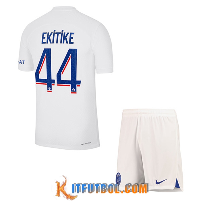 Camisetas De Futbol PSG (EKITIKE #44) Ninoss Tercera 2022/2023