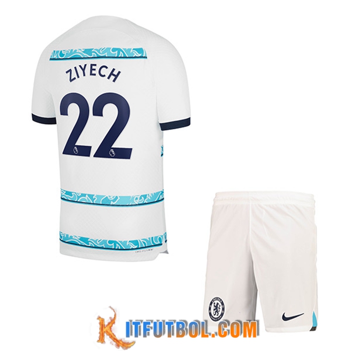 Camisetas De Futbol Chelsea (ZIYECH #22) Ninoss Segunda 2022/2023