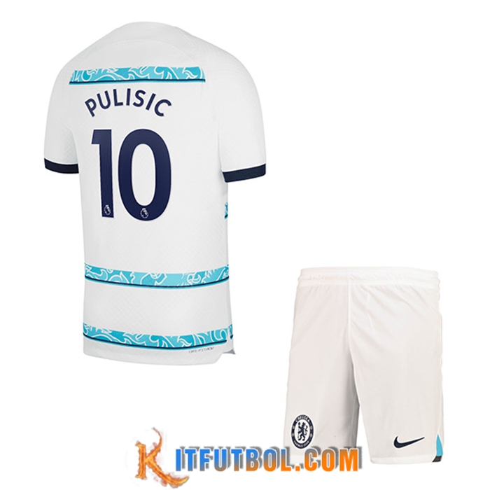 Camisetas De Futbol Chelsea (PULISIC #10) Ninoss Segunda 2022/2023