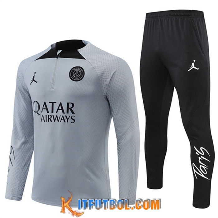Chandal Equipos De Futbol Jordan PSG Gris 2022/2023