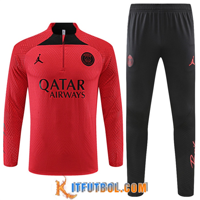 Chandal Equipos De Futbol Jordan PSG Rojo 2022/2023