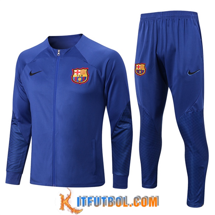 Chandal Equipos De Futbol - Chaqueta FC Barcelona Azul 2022/2023