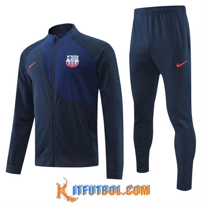 Chandal Equipos De Futbol - Chaqueta FC Barcelona Azul marino 2022/2023