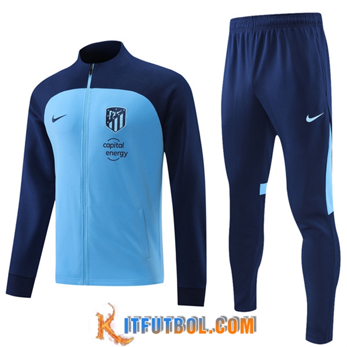 Chandal Equipos De Futbol - Chaqueta Atletico Madrid Azul 2022/2023