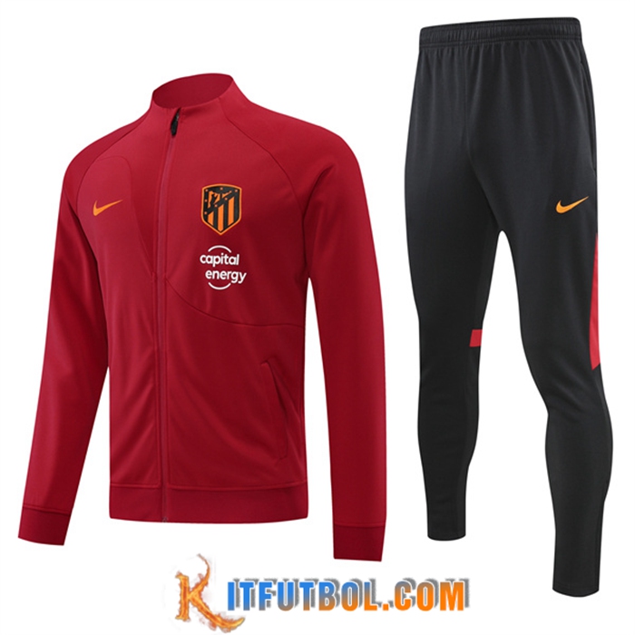 Chandal Equipos De Futbol - Chaqueta Atletico Madrid Rojo 2022/2023