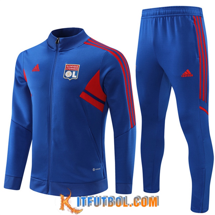 Chandal Equipos De Futbol - Chaqueta Lyon Azul 2022/2023
