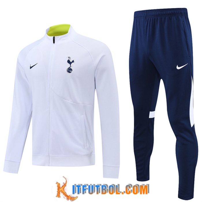 Chandal Equipos De Futbol - Chaqueta Tottenham Hotspurs Blanco 2022/2023