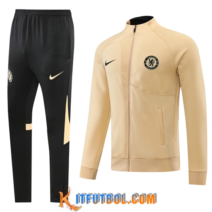Chandal Equipos De Futbol - Chaqueta FC Chelsea Amarillo 2022/2023