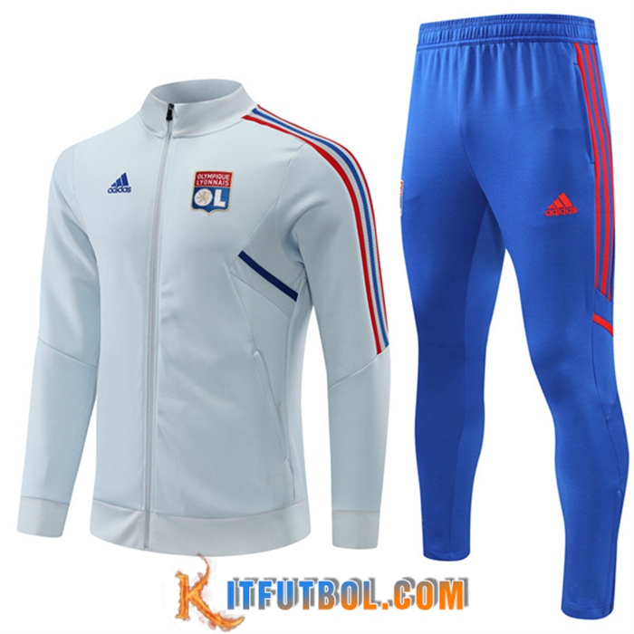 Chandal Equipos De Futbol - Chaqueta Lyon Gris 2022/2023