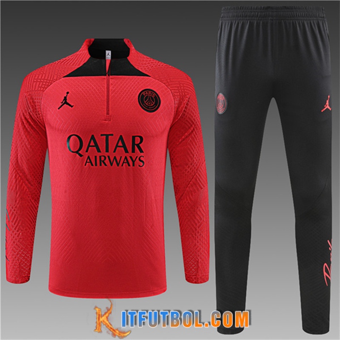 Chandal Equipos De Futbol Jordan PSG Ninos Rojo 2022/2023