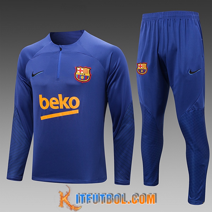 Chandal Equipos De Futbol FC Barcelona Ninos Azul 2022/2023