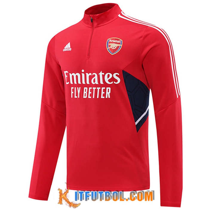 Sudadera De Entrenamiento Arsenal Rojo 2022/2023