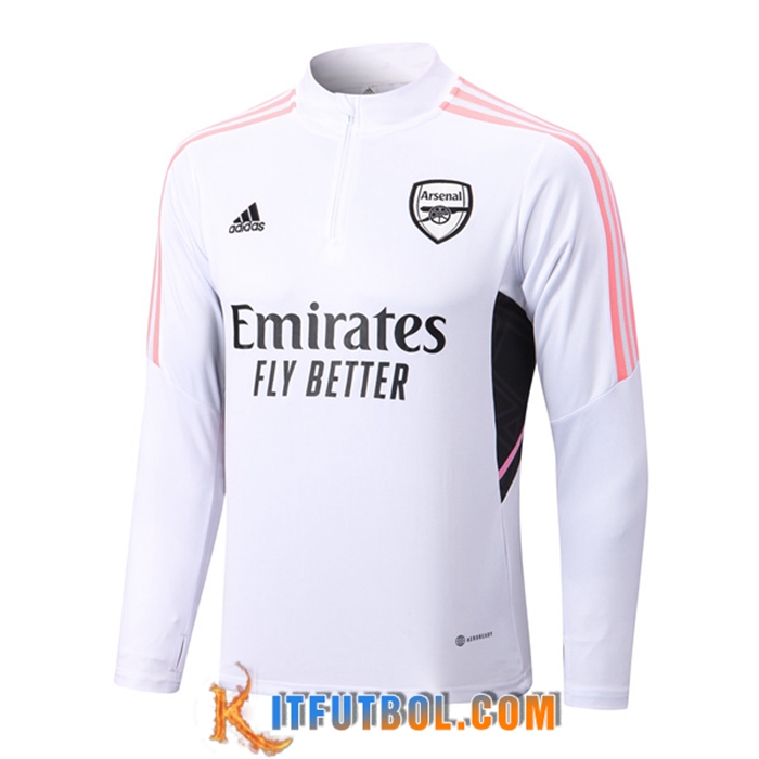 Sudadera De Entrenamiento Arsenal Blanco 2022/2023