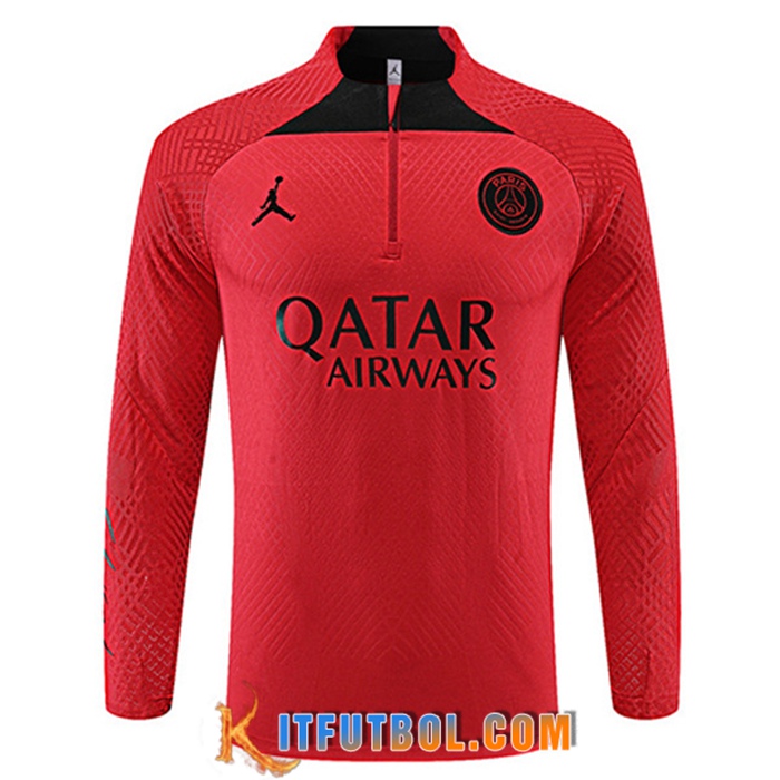Sudadera De Entrenamiento Jordan PSG Rojo 2022/2023