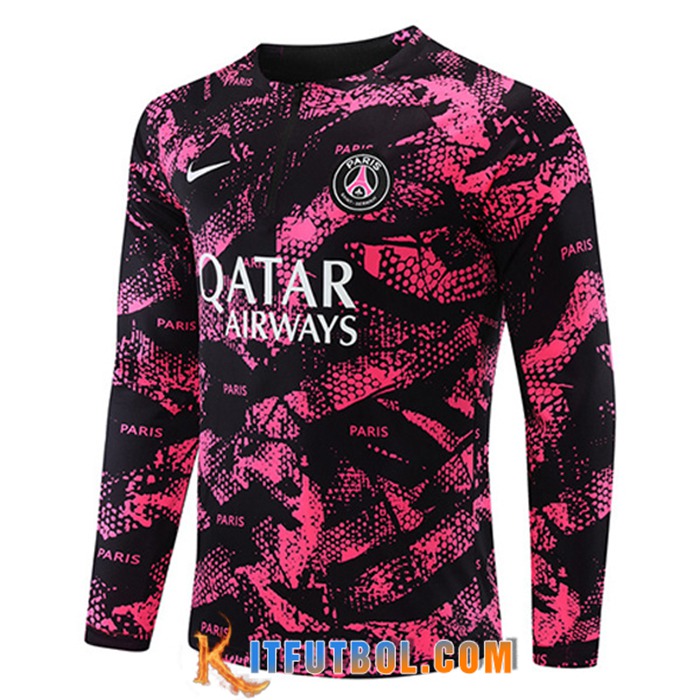 Sudadera De Entrenamiento PSG Rojo/Negro 2022/2023