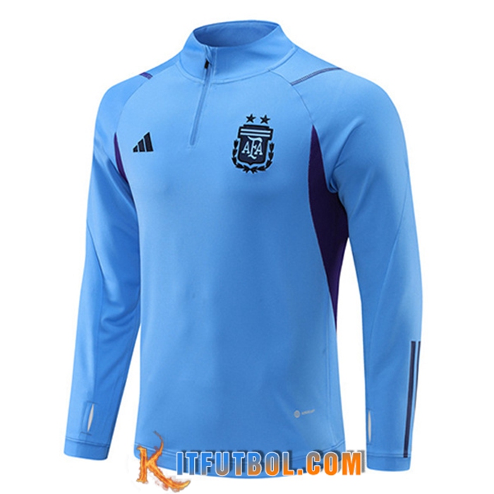 Sudadera De Entrenamiento Argentina Azul Claro 2022/2023