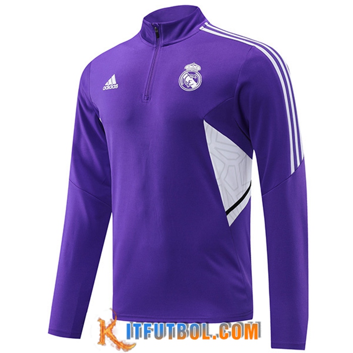 Sudadera De Entrenamiento Real Madrid Violeta 2022/2023