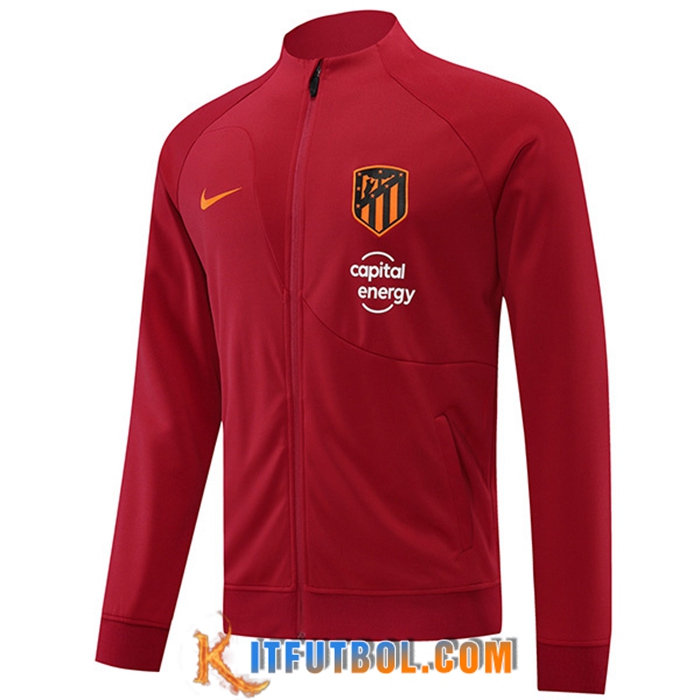 Chaquetas Futbol Atletico Madrid Rojo 2022/2023
