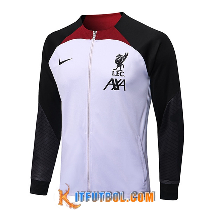 Chaquetas Futbol FC Liverpool Negro/Blanco 2022/2023