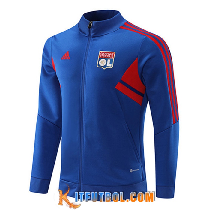 Chaquetas Futbol Lyon Azul 2022/2023