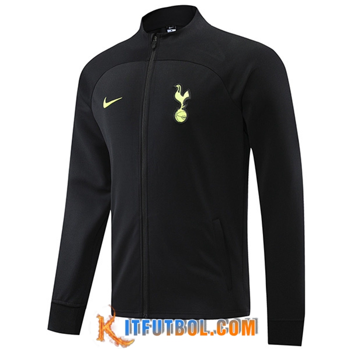 Chaquetas Futbol Tottenham Hotspurs Negro 2022/2023