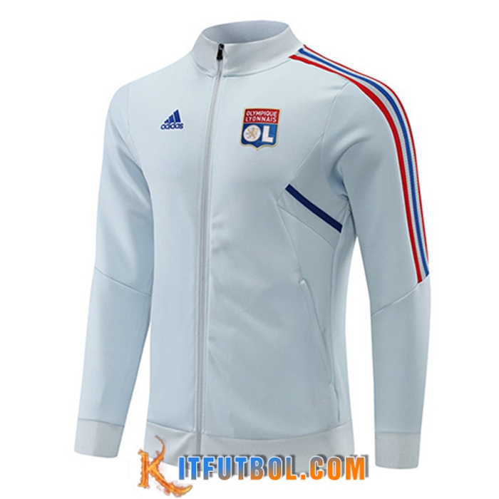 Chaquetas Futbol Lyon Gris 2022/2023
