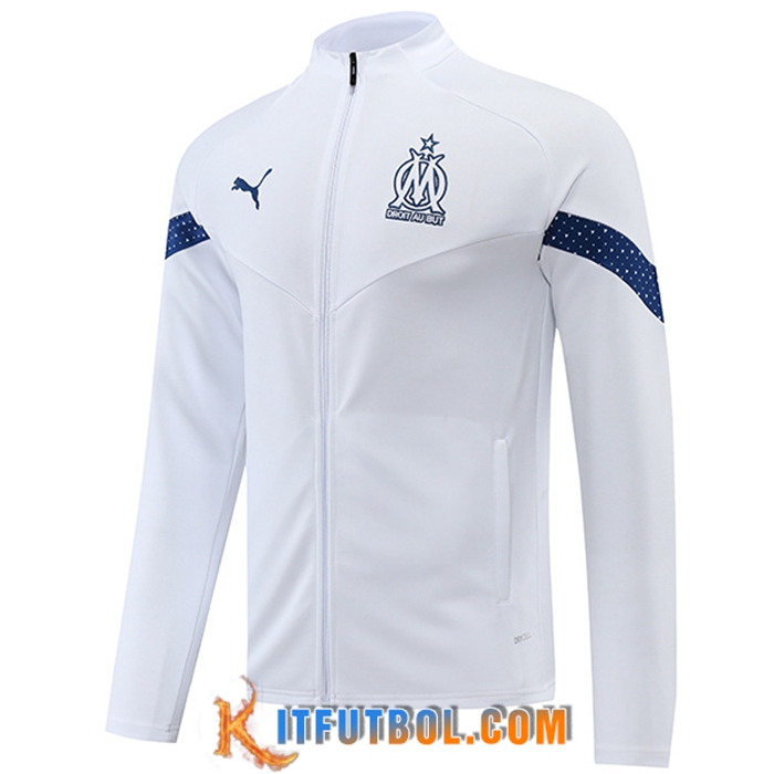 Chaquetas Futbol Marsella Blanco 2022/2023