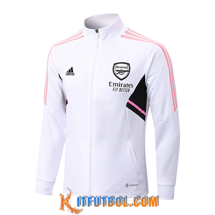 Chaquetas Futbol Arsenal Blanco 2022/2023