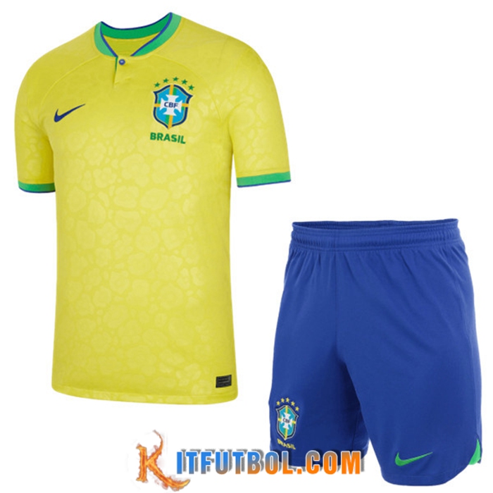 Camisetas De Futbol Foot Brasil Primera + Cortos 2022/2023