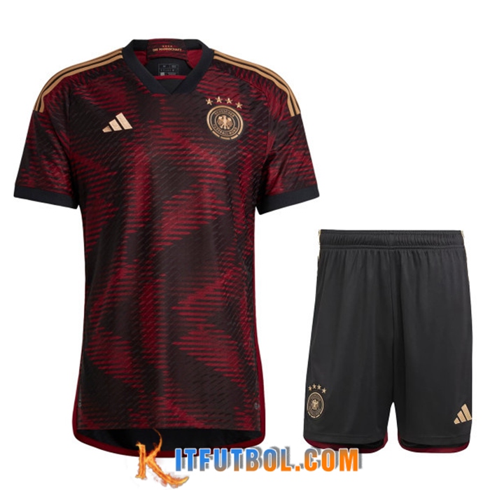 Camisetas De Futbol Foot Alemania Segunda + Cortos 2022/2023