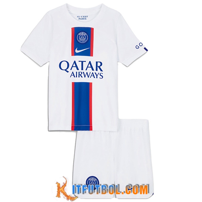 Nueva Camisetas De Futbol PSG Ninos Tercera 2022/2023