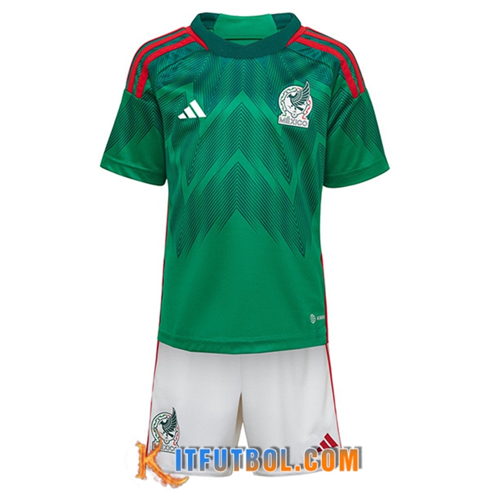 Nueva Camisetas De Futbol México Ninos Primera 2022/2023